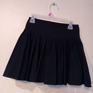 Tnaction Black Mini Skirt for Women atletic